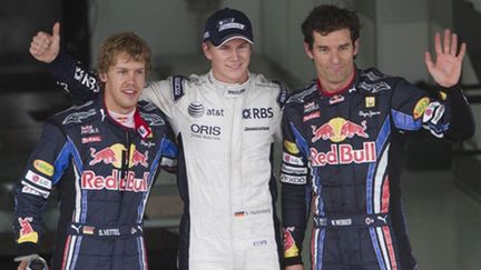 Hulkenberg (Williams) - Webber Vettel - Red Bull