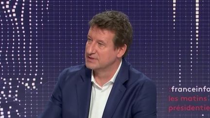 Yannick Jadot invité des&nbsp;"Matins présidentiels" de franceinfo", lundi 13 décembre 2021. (FRANCEINFO / RADIO FRANCE)