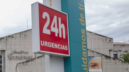 Le sanatorium Covadonga, à Gijon (bord de l'Espagne), accueille des patients malades du coronavirus. (ALVARO FUENTE / NURPHOTO / AFP)