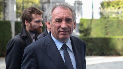 Le président du MoDem François Bayrou, le 17 octobre 2019, à Bruxelles.&nbsp; (ARIS OIKONOMOU / AFP)