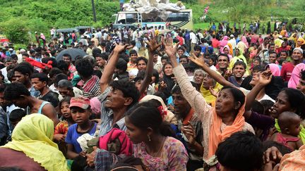 Le camp de réfugiés rohingyas de Kutupalong, au Bangladesh. (MUNIR UZ ZAMAN / AFP)