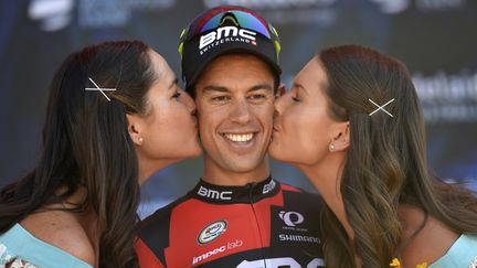 Richie Porte, lors de sa victoire d'étape au Tour Down Under (DAVID MARIUZ / AFP)