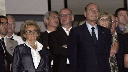 &nbsp; (Bernadette Chirac et Jacques Chirac lors de la finale de la Coupe du Monde en 2006 © Maxppp)