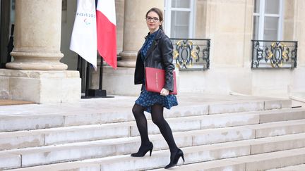 La ministre déléguée à l’Égalité femmes-hommes, lors du premier conseil des ministres du gouvernement Attal, le 12 janvier 2024. (FRED DUGIT / MAXPPP)