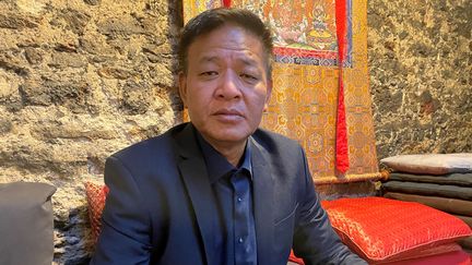 Penpa Tsering, président démocratiquement élu de l'administration centrale tibétaine. (Nathanael Charbonnier/RADIOFRANCE)