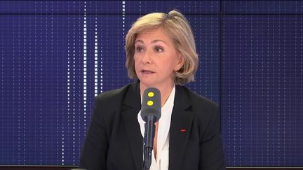 Valérie Pécresse,&nbsp;présidente Libres ! de la région Île-de-France était l’invitée du "8h30 franceinfo", vendredi 14 février 2020. &nbsp; (FRANCEINFO / RADIOFRANCE)