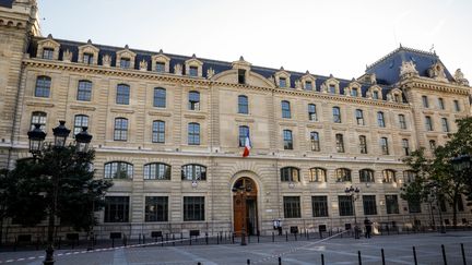 La préfecture de police de Paris, le 3 octobre 2019. (GEOFFROY VAN DER HASSELT / AFP)