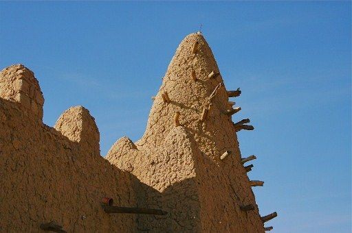 La grande mosquée de Djingareyber à Tombouctou, classée au Patrimoine mondial de l&#039;UNESCO
 (AFP - Hemis.fr - Yann Doelan)