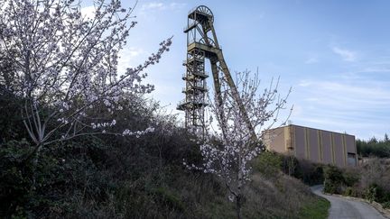 Le site de l'ancienne mine d'or de Salsigne (Aude), fermé en 2004, le 4 mars 2019.&nbsp; (ERIC CABANIS / AFP)