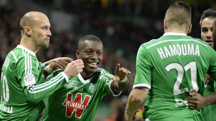 Max-Alain Gradel a trouvé la faille dès la première minute de jeu.  (JEAN-PHILIPPE KSIAZEK / AFP)