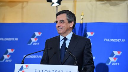 François Fillon, lors de son discours de victoire de la primaire de la droite, dimanche 27 novembre, à Paris. (CITIZENSIDE/FRANCOIS PAULETTO / CITIZENSIDE)