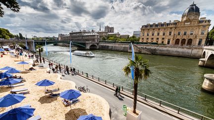 Paris plage. Un petit bain dans quelques années dans La Seine ?&nbsp; (LOIC LAGARDE / MOMENT OPEN / GETTY IMAGES)