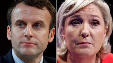 Emmanuel Macron et Marine Le Pen, les deux finalistes de la présidentielle 2017.&nbsp; (CHRISTIAN HARTMANN / REUTERS)