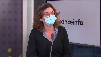 L'économiste Jezabel Couppey-Soubeyran sur franceinfo le 3 février 2022. (FRANCEINFO / RADIO FRANCE)