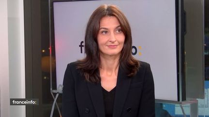 Natacha Valla,&nbsp;directrice de l’École de management et de l’innovation de Sciences Po (04 décembre 2020). (FRANCE INFO / RADIO FRANCE)