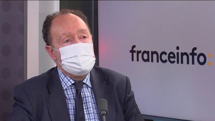 Francis Perrin, directeur de recherche à l’IRIS, invité éco de franceinfo, mercredi 16 février 2022. (FRANCEINFO)