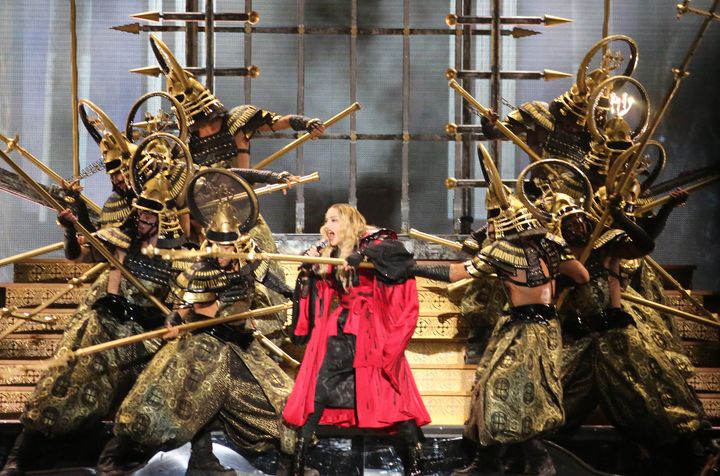 Madonna au Madison Square garden à New York, 16/09/2015
 (SHAUN TANDON / AFP)