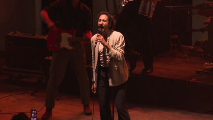 Le groupe Feu ! Chatterton a inauguré l'édition 2022 des Musicales du Parc des oiseaux en beauté. (France 3 Auvergne-Rhône-Alpes)