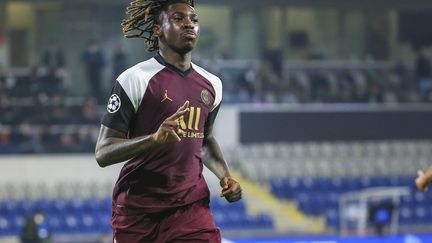 Moise Kean a inscrit son deuxième doublé en deux matches avec le PSG (SERHAT CAGDAS / ANADOLU AGENCY)