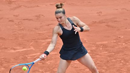 Maria Sakkari à Roland-Garros, le 9 juin 2021.&nbsp; (MUSTAFA YALCIN / ANADOLU AGENCY)