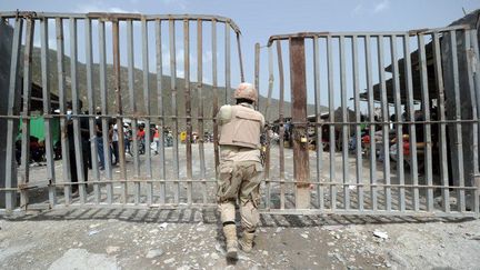 Poste frontière de Malpasse en Haïti, là où les expulsés de la République dominicaine arrivent en Haïti. (AFP)