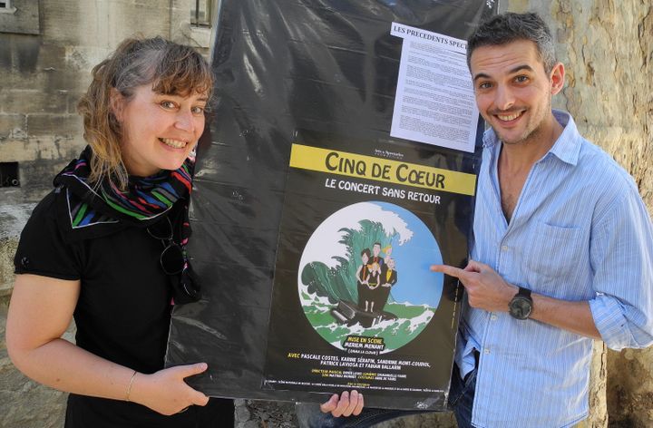 Karine Sérafin et Fabian Ballarin.
 (LCA/Culturebox)