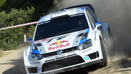 Le Français Sébastien Ogier au volant de la Polo-R