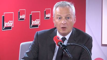 Le ministre de l'Économie, Bruno Le Maire, invité de France Inter le 6 janvier 2020. (FRANCEINTER / RADIO FRANCE)