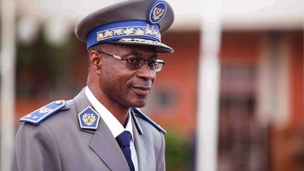 Le g&eacute;n&eacute;ral Gilbert Diend&eacute;r&eacute;, leader d'un putsch avort&eacute;, le 18 septembre 2015 &agrave; Ouagadougou (Burkina Faso). (THEO RENAUT / AP / SIPA )