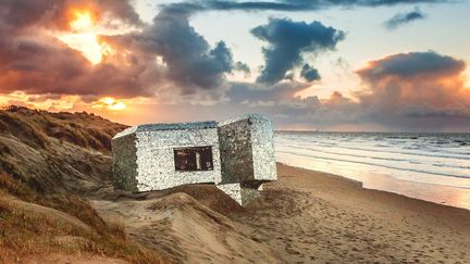 Le blockhaus miroir de&nbsp;Leffrinckoucke (COPYRIGHT LAURENT DUBUS)