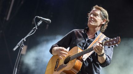 Francis Cabrel en concert au Paleo Festival de Nyon, en Suisse (21 juillet 2017)
 (Martial Trezzini / Epa / MaxPPP)