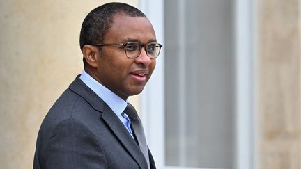 Le ministre de l'Education nationale, Pap Ndiaye, à l'Elysée, à Paris, le 26 septembre 2022. (EMMANUEL DUNAND / AFP)