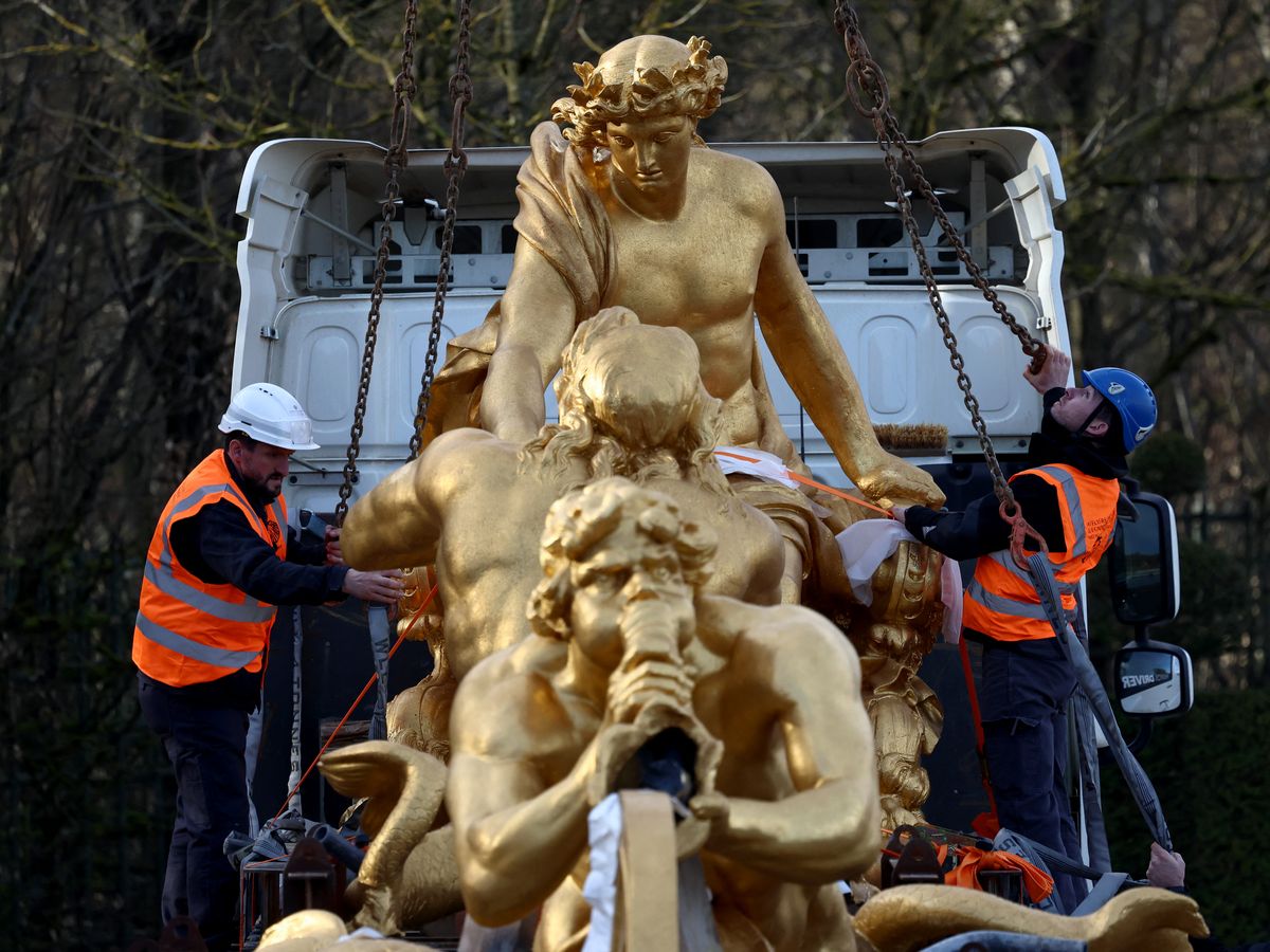 Pour les JO, Versailles retrouve son célèbre bassin d'Apollon