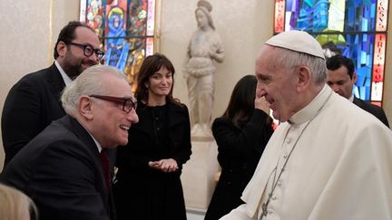 Martin Scorsese et le pape François
 (HO / AFP OSSERVATORE ROMANO / AFP)