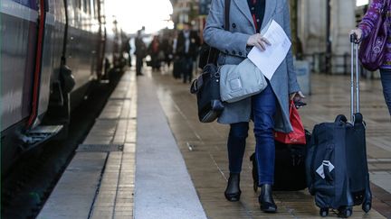 &nbsp; (La grève à la SNCF, le trafic s'améliore © MAXPPP)