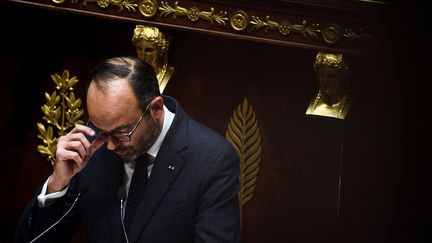 Edouard Philippe, le 5 décembre 2018, à l'Assemblée nationale.&nbsp; (ALAIN JOCARD / AFP)