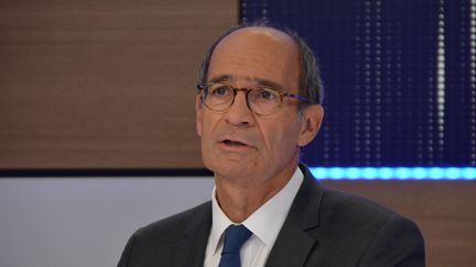 Le député (LR) de l'Oise Eric Woerth, le 12 septembre 2016 sur franceinfo. (JEAN-CHRISTOPHE BOURDILLAT / FRANCE-INFO)