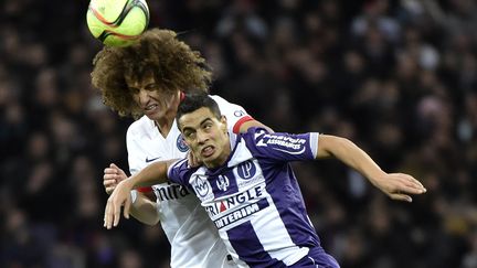 Wissam Ben Yedder donne du mal à David Luiz (PASCAL PAVANI / AFP)