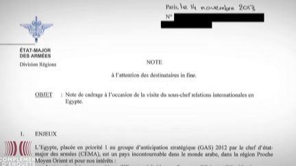 Complément d'enquête. Quand le coup d’état militaire en Egypte était vu par la France comme une chance en matière d’exportation d’armes (COMPLÉMENT D'ENQUÊTE/FRANCE 2)