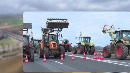 Colère des agriculteurs : des autoroutes bloquées dans toute la France (franceinfo)