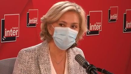 Valérie Pécresse, candidate des Républicains à l'élection présidentielle de 2022 sur France Inter, le 6 décembre 2021. (FRANCEINTER / RADIO FRANCE)