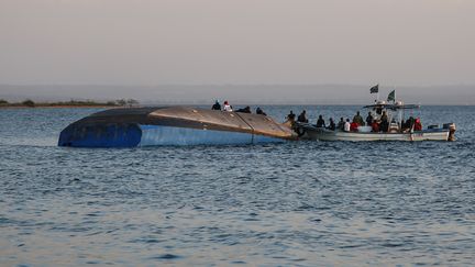 Le ferry MV Nyere a chaviré le 20 septembre à proximité de l'île d'Ukara, en Tanzanie. (AFP)