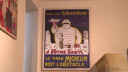 La première affiche du bonhomme Michelin réalisée en 1898 par Marius Rossillon alias O'Galop (France 3 Aquitaine)