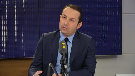 Sébastien Chenu, député RN du Nord, sur franceinfo. (FRANCE INFO / Jean-Christophe Bourdillat)