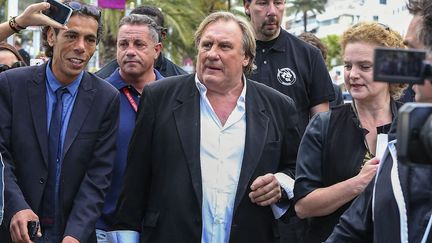 Gérard Depardieu, le 17 mai 2014 au festival de Cannes. (FRANCOIS GLORIES / MAXPPP)