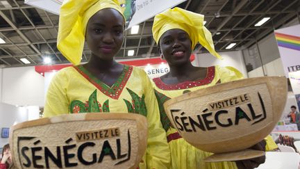 Promotion de la destination Sénégal au Salon international du tourisme de Berlin. Photo prise le 12 mars 2017. (PAUL ZINKEN / DPA)