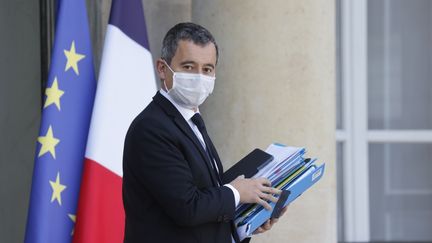 Le ministre de l'Intérieur, Gérald Darmanin, le 14 octobre 2020 à Paris. (LUDOVIC MARIN / AFP)