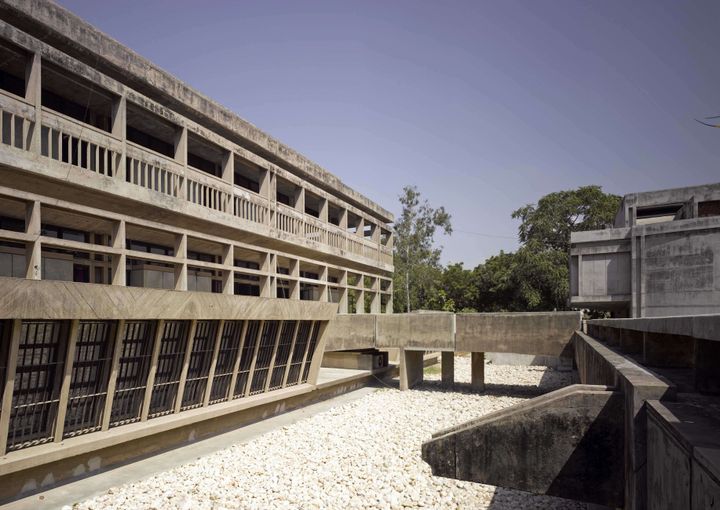 Institute of Indology à Ahmadabad. Réalisation de Balkrishna Doshi de 1962.
 (Edmund Sumner / View Pi/REX/SIPA)