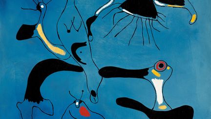 44 ans après la rétrospective organisée dans le même lieu par Jean Leymarie, le Grand Palais réunit près de 150 œuvres de Joan Miró pour mettre l'accent sur les périodes charnières du grand maître catalan qui a créé pendant près de sept décennies du XXe siècle : des peintures, des dessins, des céramiques, des sculptures, des livres illustrés qui racontent un itinéraire poétique marqué par un renouvellement constant, de la période fauve au cubisme, puis au surréalisme. Du 3 octobre 2018 au 4 février 2019. Ici, Joan Miró, "Peinture (Oiseaux et insectes)", 1938, Autriche, Vienne, Albertina, Collection Batliner
 (Successió Miró / Adagp, Paris 2018 Photo The Albertina Museum, Vienne - The Batliner Collection)