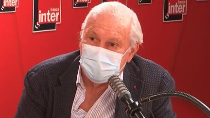 Jean-François Delfraissy, président du Conseil scientifique, sur France Inter le 17 novembre 2021.&nbsp; (FRANCEINTER / RADIO FRANCE)